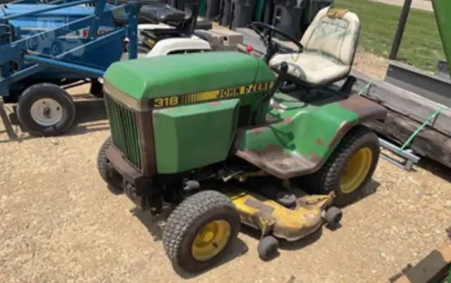 Récupération de tracteur à pelouse