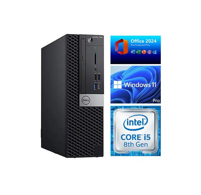 Dell: i5-8500, 16GB RAM, SSD 256GB  HD 500GB, WiFi, HDMI: 215$