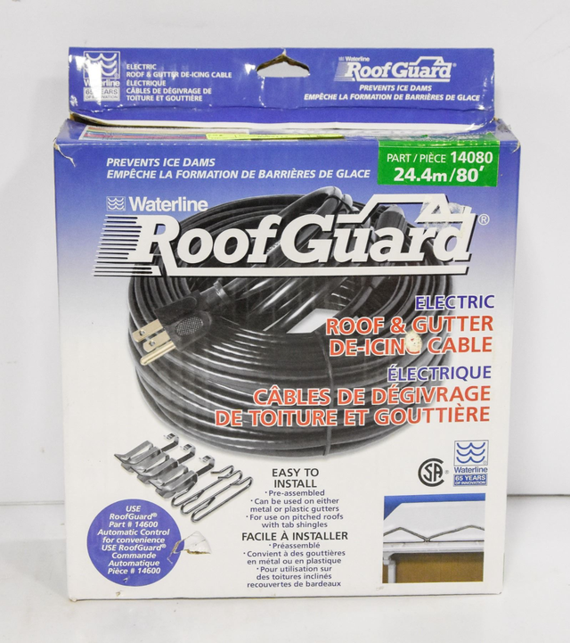 Waterline RoofGuard De-Icing Cables $50 ea or 2/$75
