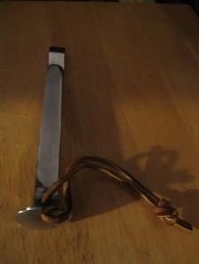 CHROME PLATED SAINT JOHN  RAILROAD SPIKE BOTTLE OPENER MINT COND - Photo 3