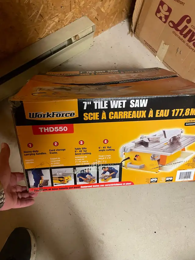 7" Wet Tile Saw