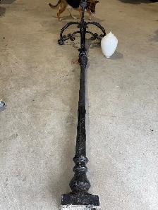 Lamp post cast aluminum