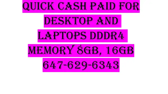 Buying Laptops and Desktop DDR4 Memory in quantity