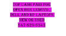 Looking for Open Box Lenovo, Dell, Hp Laptops in Quantity