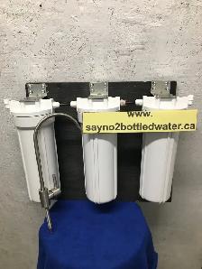 Reverse Osmosis or 3 Stage Water Filter - Sayno2waterbottled.ca
