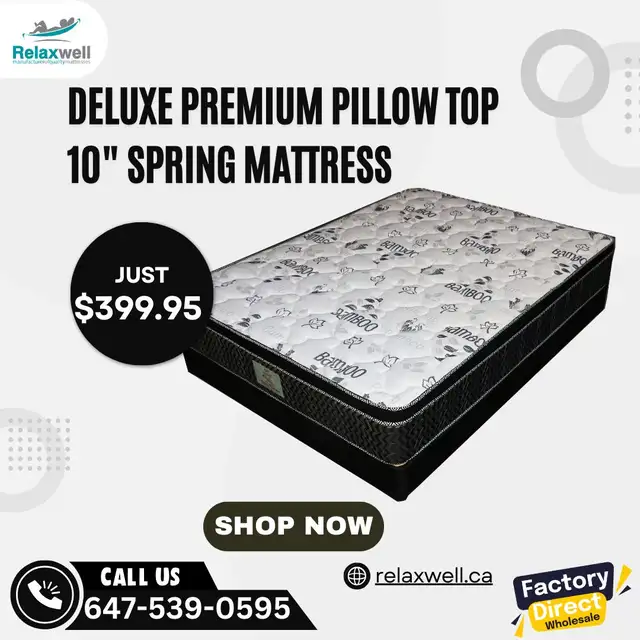 Deluxe Premium Mattress - $399