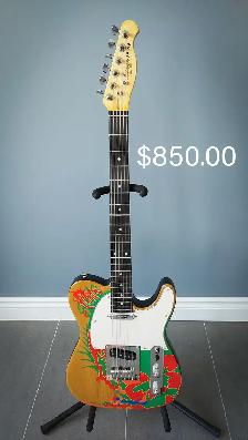 Custom made Jimmy Page Dragon Telecaster Guitar Style - Photo 4