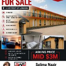 MOTEL. FOR SALE IN CHATTAM WITH 450-500 NET INCOME