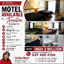 MOTEL FOR SALE IN TRENTON WITH DETACHED PROPERTY