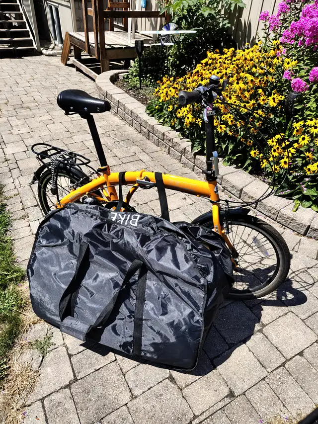Solorock Wonder, folding bicycle with  case