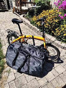 Solorock Wonder, folding bicycle with  case