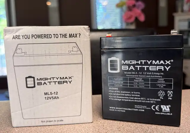 MightyMAX Battery 12V 5.0Ah