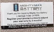 MightyMAX Battery 12V 5.0Ah - Photo 2