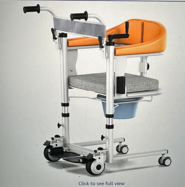 Fumuxry Patient Lift Transfer Chair