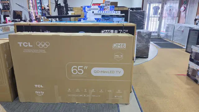 TCL 65' QM6 Series QD-Mini LED TV with Fire TV
