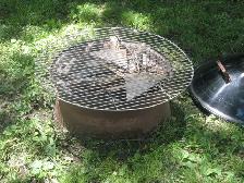 Fire Pit , Cooking Grate and fire wood for sale ! - Photo 2