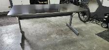 table bureau brun chocolat