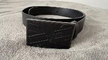 Men's GUESS Leather Belt Size XL 44 inches - Photo 3