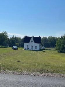 Île Miscou Centre - GRAND Terrain à vendre (maison incluse)