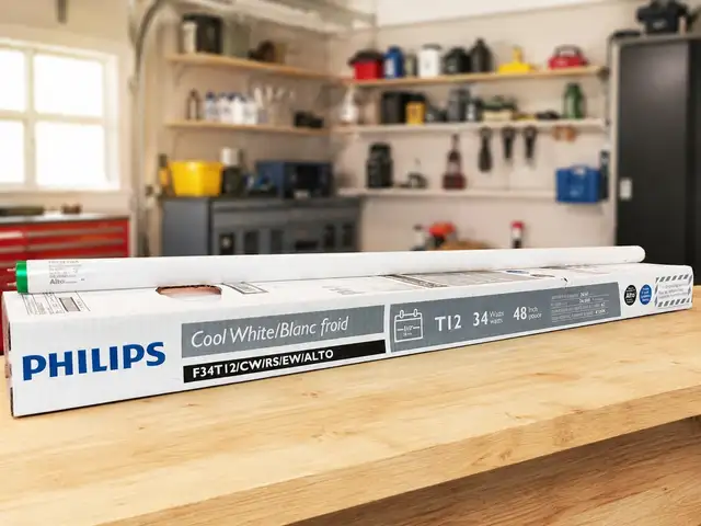 New Philips 48' 40W Cool White Light Tubes (9-Pack, USA)