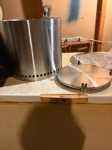 Stainless steel portable fire pit. - Photo 2