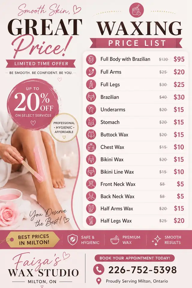 Waxing for ladies