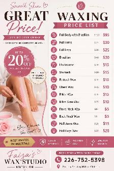 Waxing for ladies