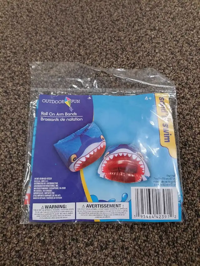 Outdoor Fun Splash-N-Swim Inflatable Roll-On Arm Bands