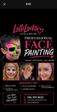 Face Painting  Bubble Braids & Event Entertainment - Photo 3