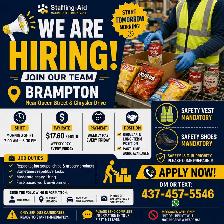 General labour-Brampton-AM shift- Tomorrow morning