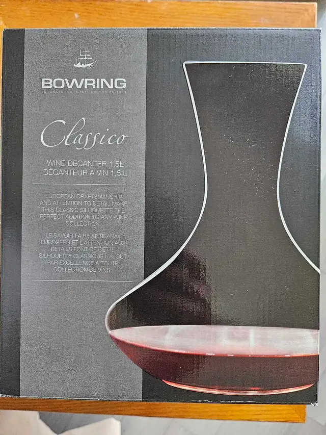 Bowring Classico Wine Decanter