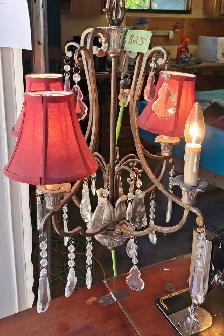 Chandelier with shades - Photo 2