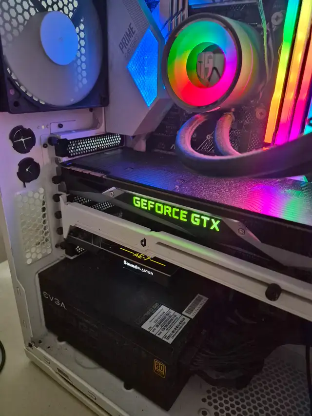 Computer i7-9700 32 Gig ram, 2 SSDs 512,  GTX 1080, 750 Eva Pow