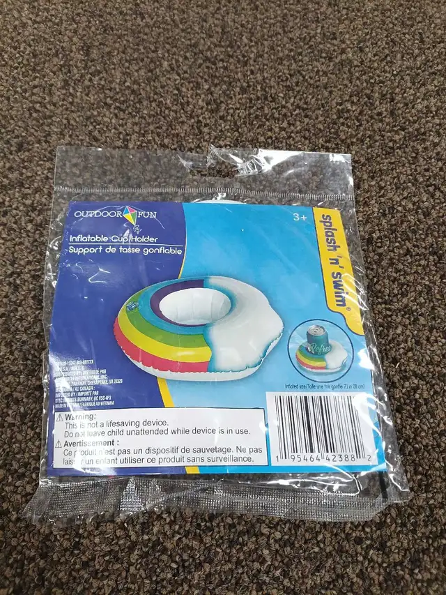 Splash ’n’ Swim Inflatable Cup Holder
