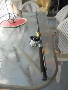 10 FOOT SILSTAR MOOCHING ROD WITH PENN 60 REEL LEAD LINE