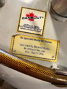 HUGE SALE! Canbuilt DR-290 Mobile Waste Oil Drain Unit