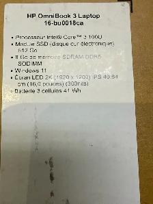 HP OmniBook 3 Laptop Core3 -100U 8GB 512GB BNIB - Photo 2