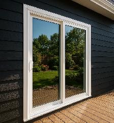 Energy Star White Vinyl Sliding Patio Doors – Full Package