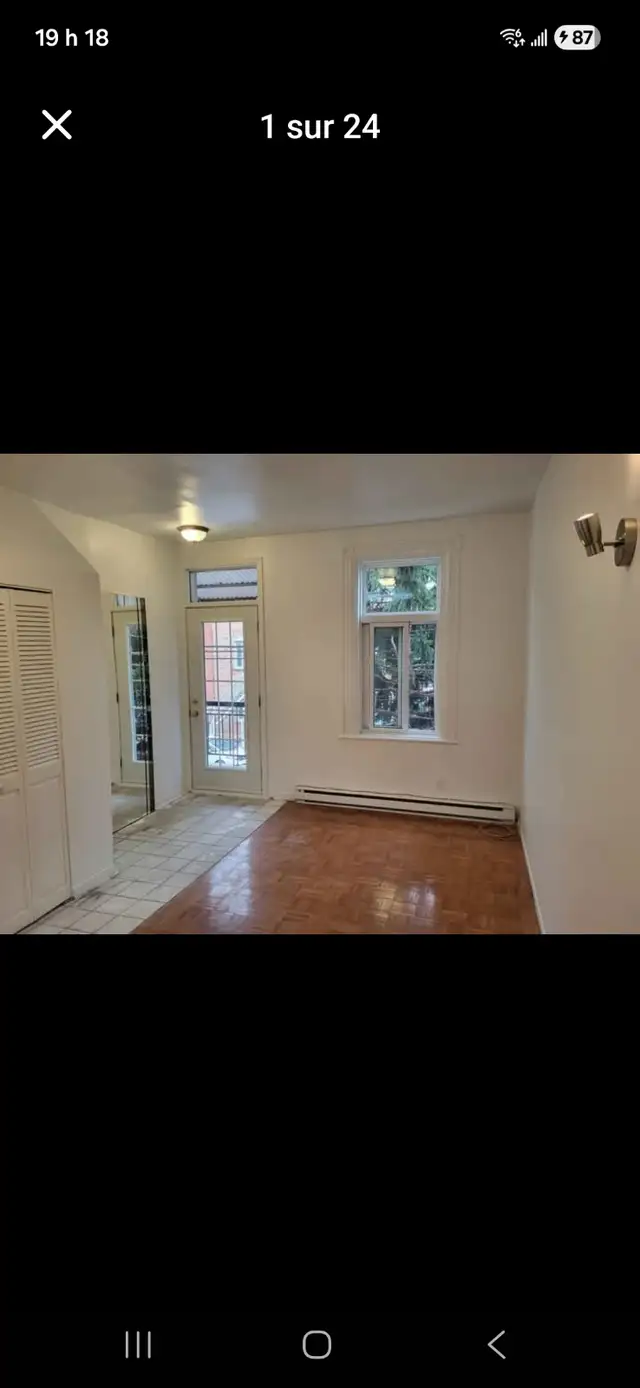 Beau 2 1/2 à louer,Verdun, à 5m du Métro De L'église, 995$/mois