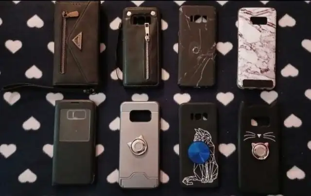 8 Hardly Used Samsung Galaxy S8 Cellphone Cases