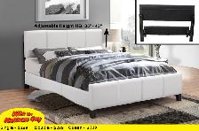 BEAUTIFUL FAUX LEATHER PLATFORM BEDS