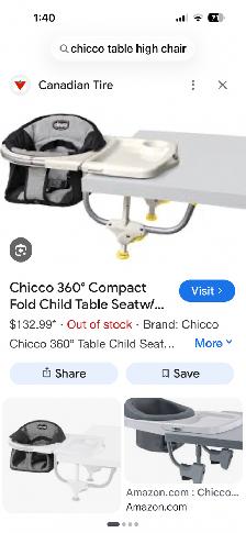 Chicco portable table highchair - Photo 4