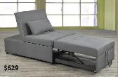 NEW CANADIAN MADE TRANSFORMABLE OTTOMAN/CHAIR/BED !