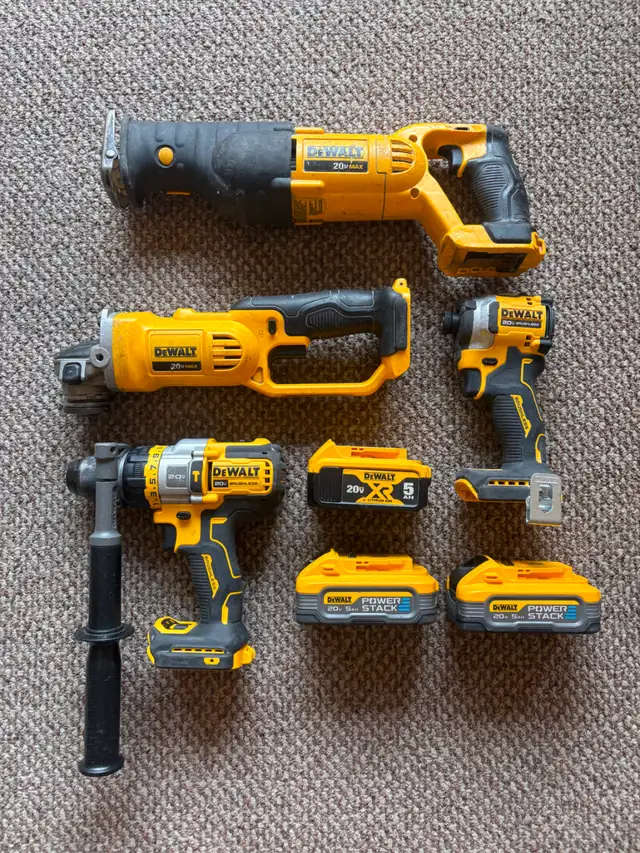DeWalt Tools and Batteries