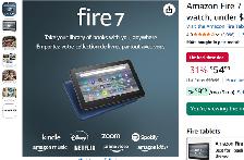 Amazon Fire 7 Tablet, 7-Inch Display, 16GB Storage, 10-Hour... - Photo 2