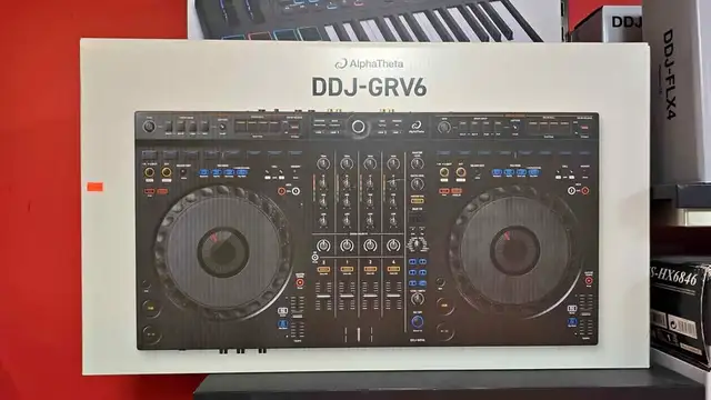 AlphaTheta DDJ-GRV6 4-Channel DJ Controller for Rekordbox and Se