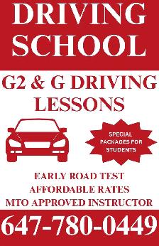 G2 & G Driving Classes