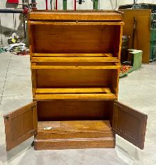 Antique Quartersawn Oak  Barrister Bookcase (w Cabinet Base) - Photo 3