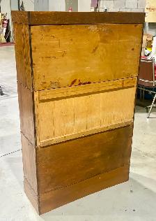 Antique Quartersawn Oak  Barrister Bookcase (w Cabinet Base) - Photo 9