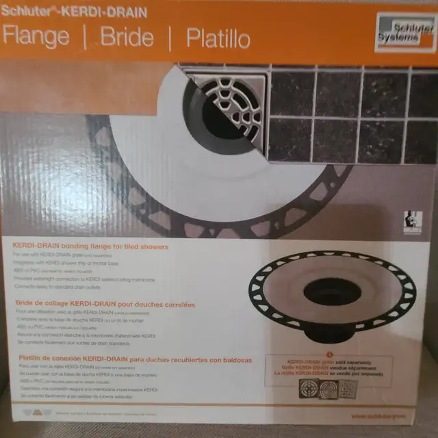 Brand New Schluter Kerdi draine